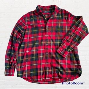 Polo Ralph Lauren plaid flannel, please read description for sizing!!